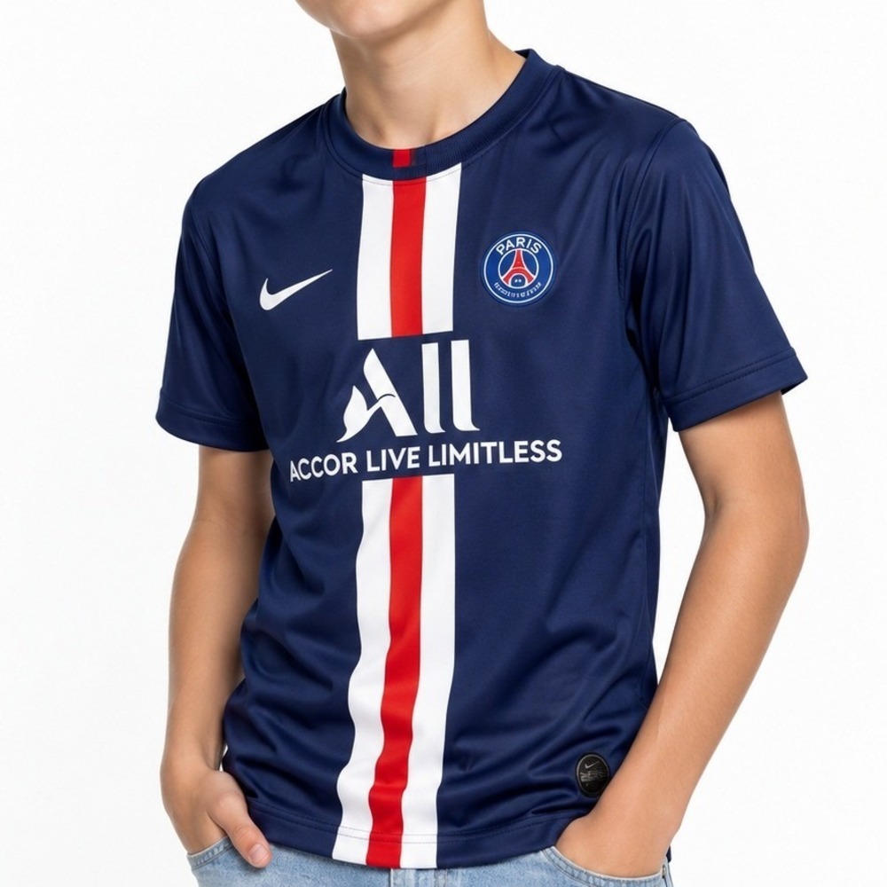 Nike Boys PSG Soccer Jersey Navy Youth XL  2019/20 Home Kit sports fashion